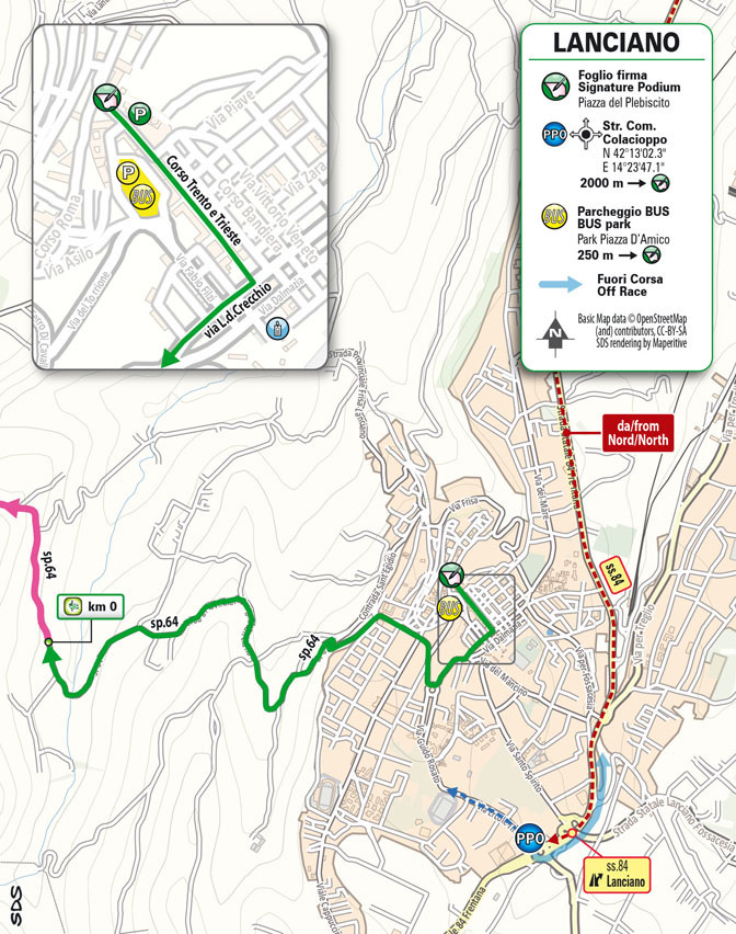 Partenza/Start Stage 7 Giro d’Italia Women 2024